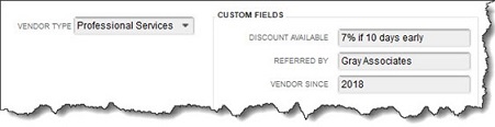 It’s easy to find the custom fields you’ve created and enter the appropriate information in each record.
